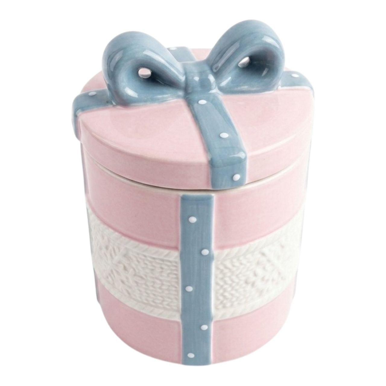 round pink bonbonniere