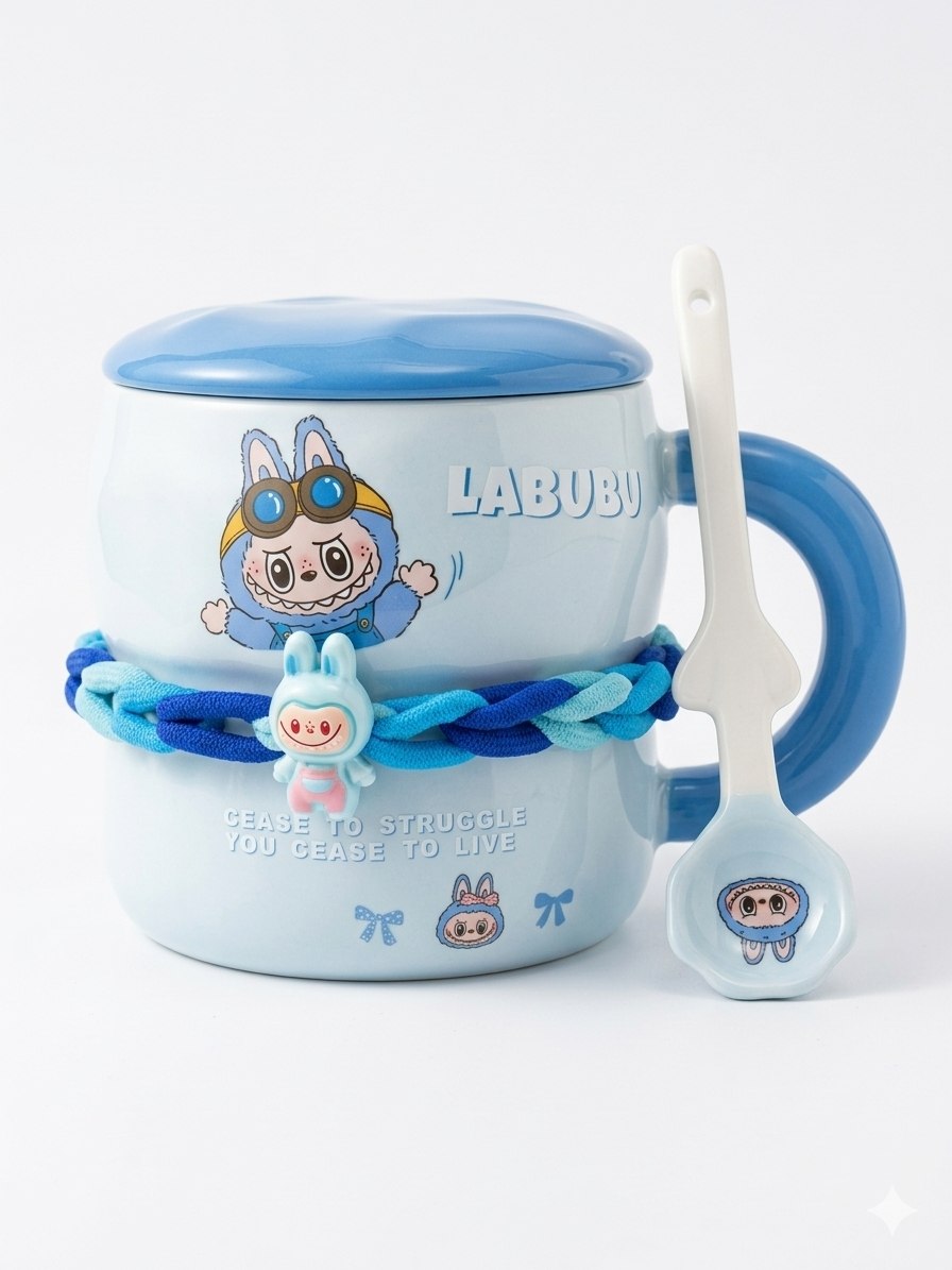 Labobo Mug with Lid and Spoon