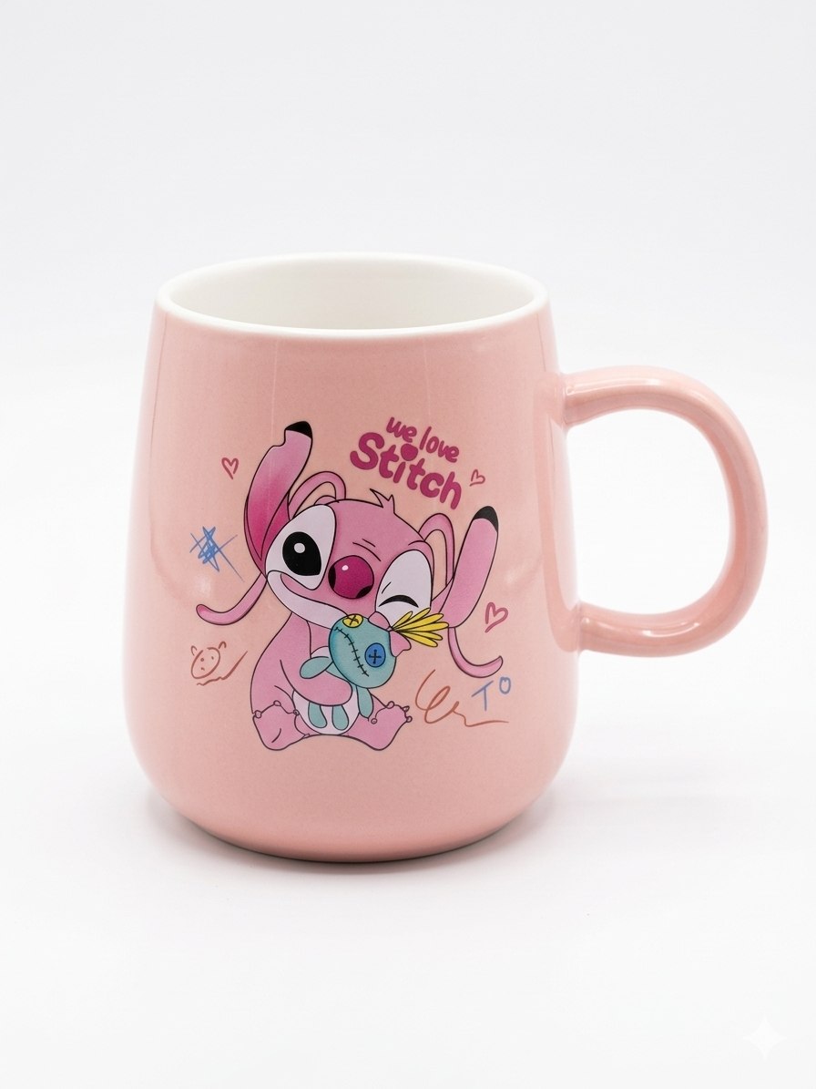 Pink Stitch mug