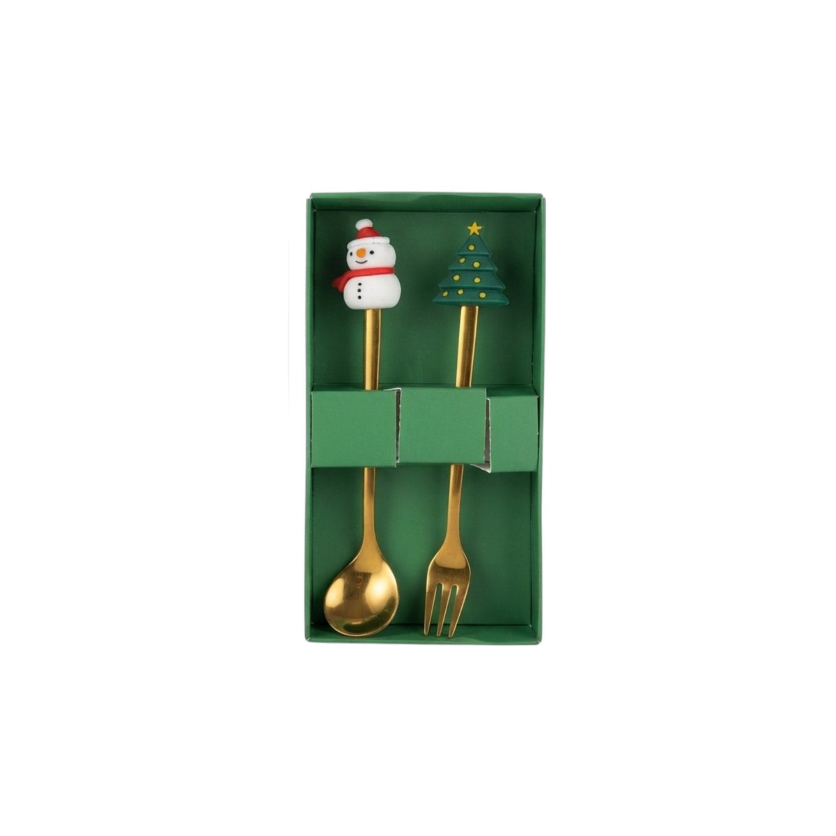 Small Christmas spoon and fork