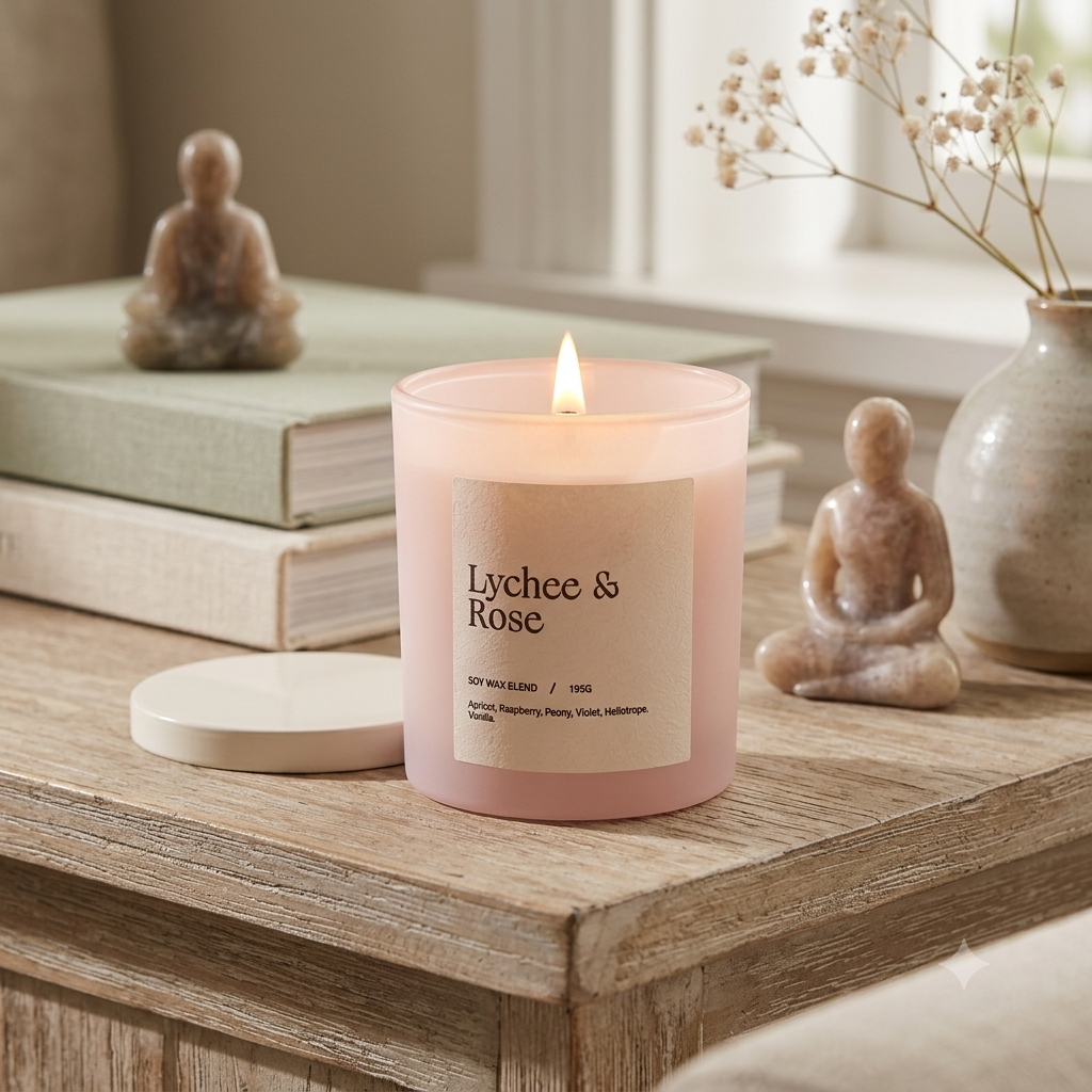 Scented jar candle