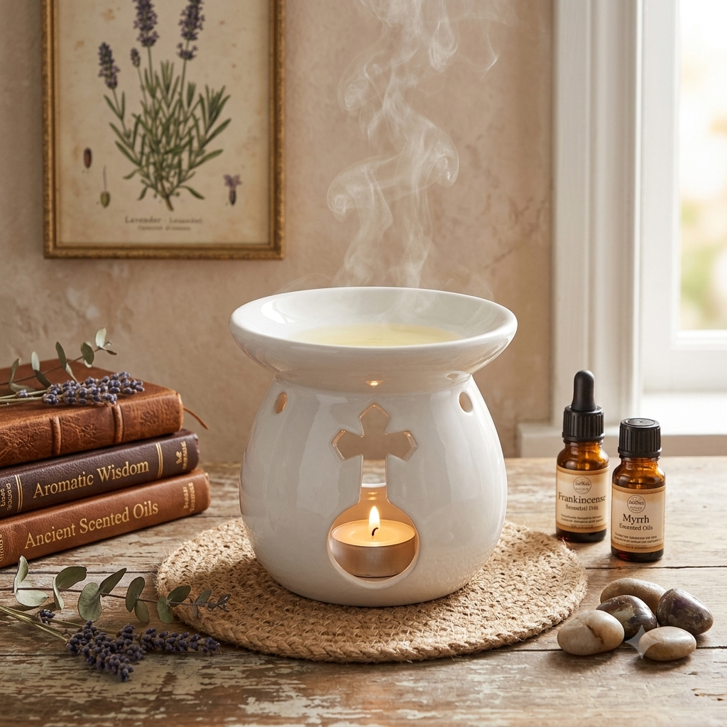 Ceramic Cross-Design Diffuser