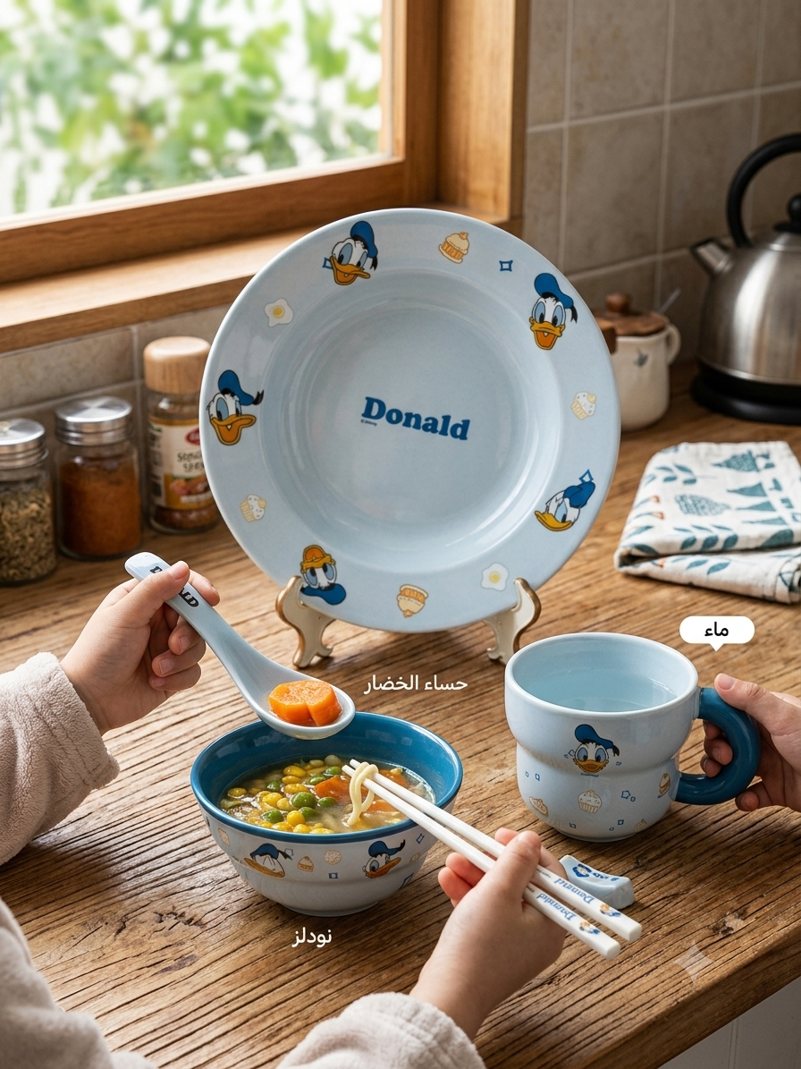 Set Of 5pcs Blue Donald Duck