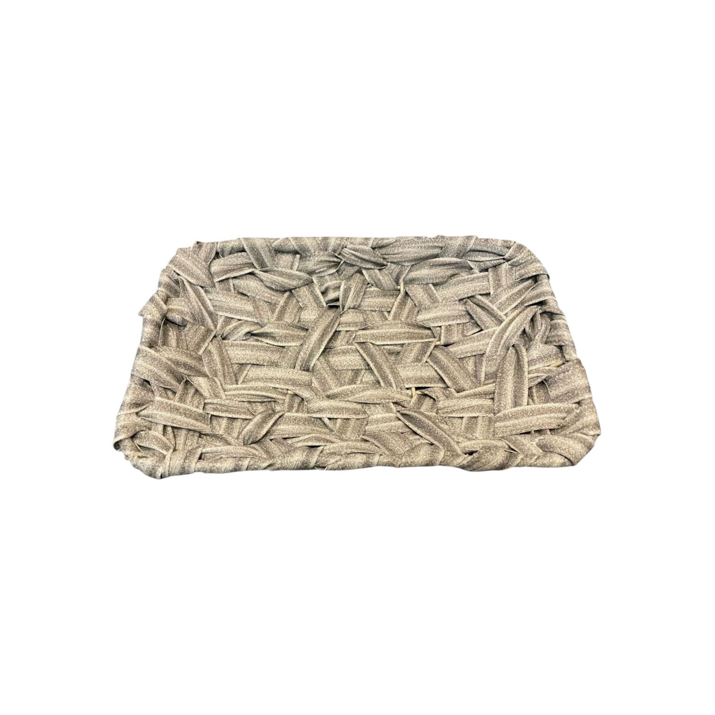 Rectangular braided decorative tray (30x20)