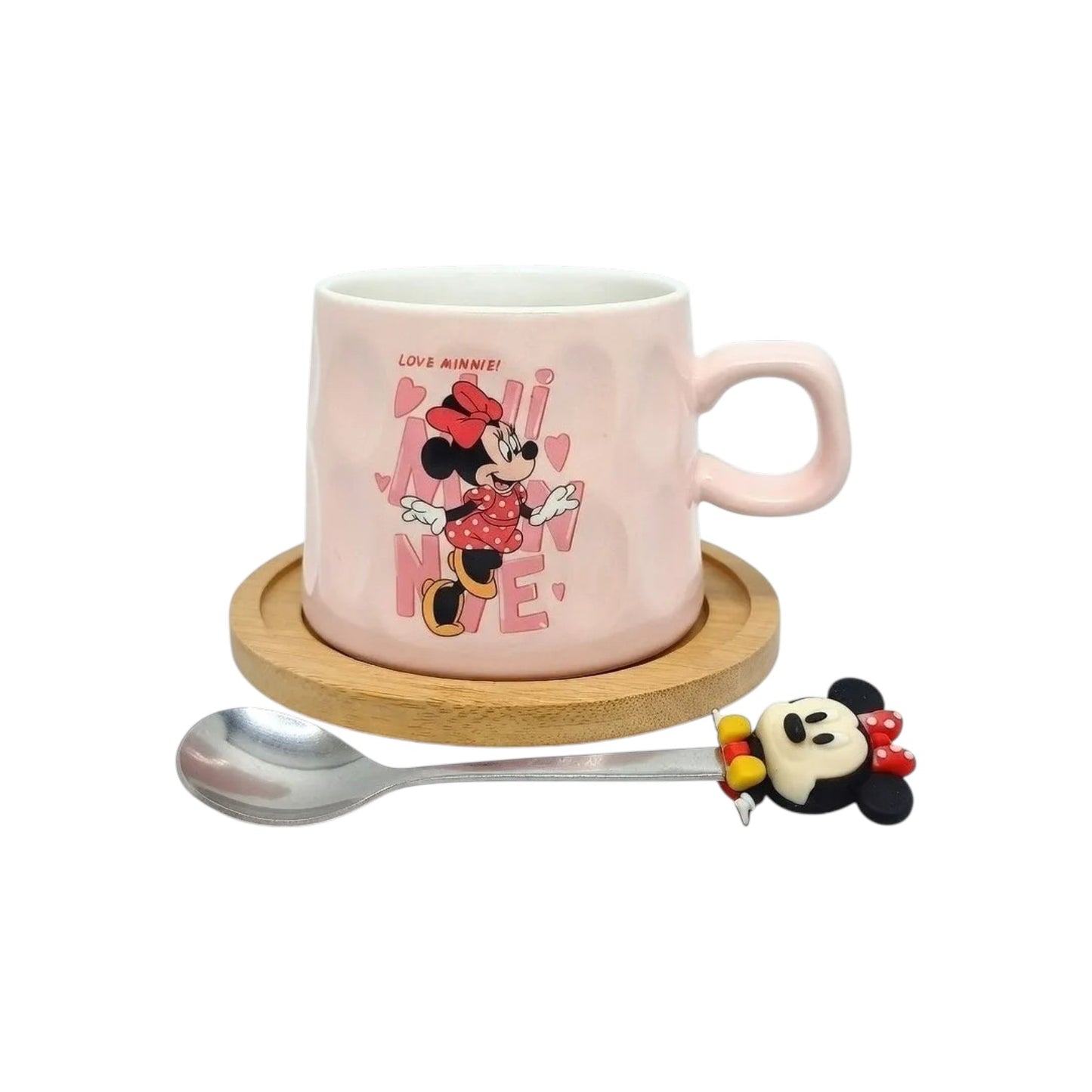 Mimi cup with wooden coaster and spoon