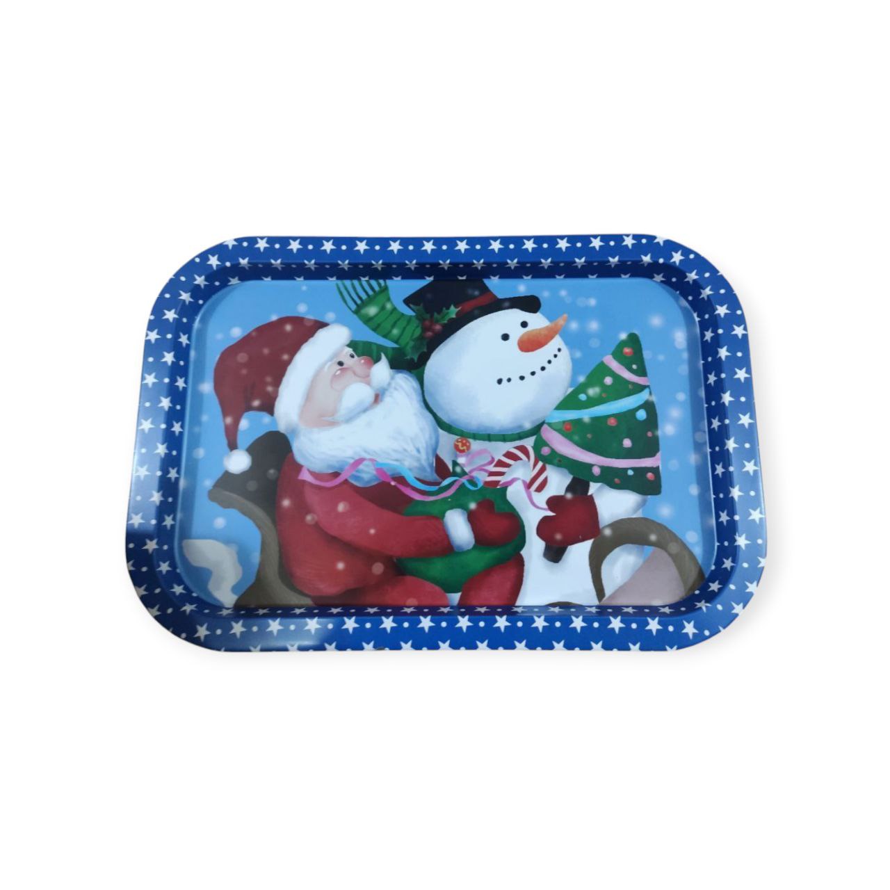 rectangular metal tray