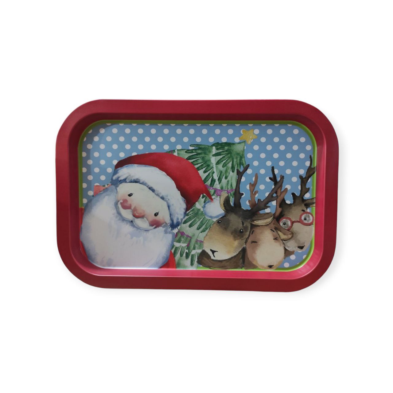 rectangular metal tray