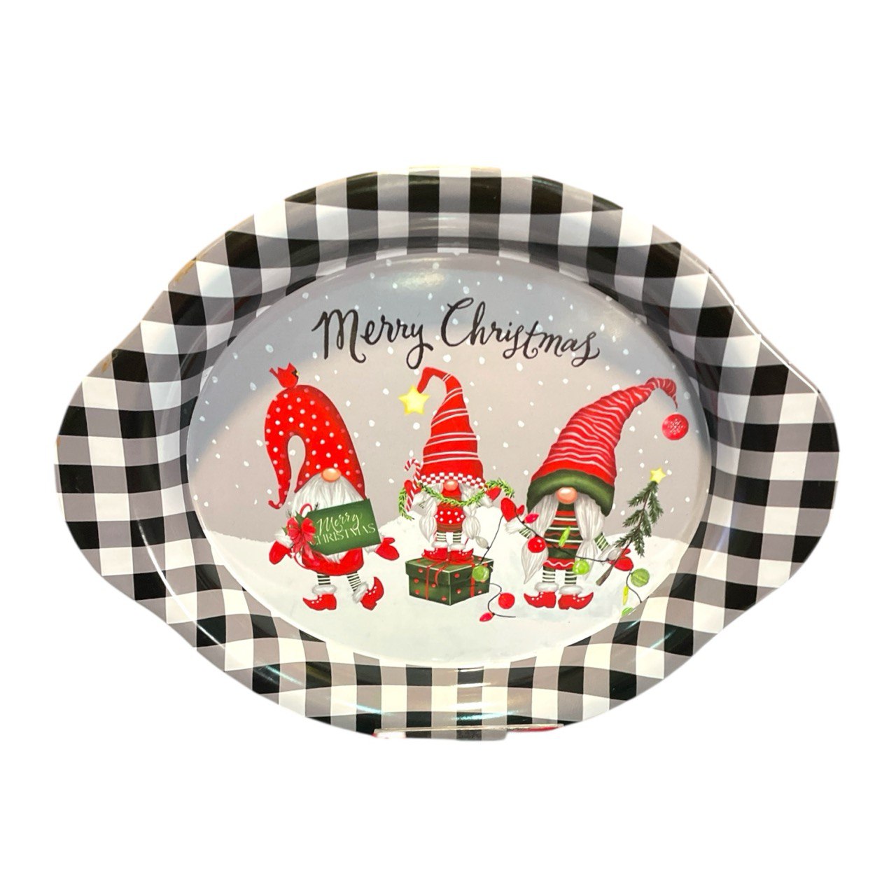 Christmas metal tray