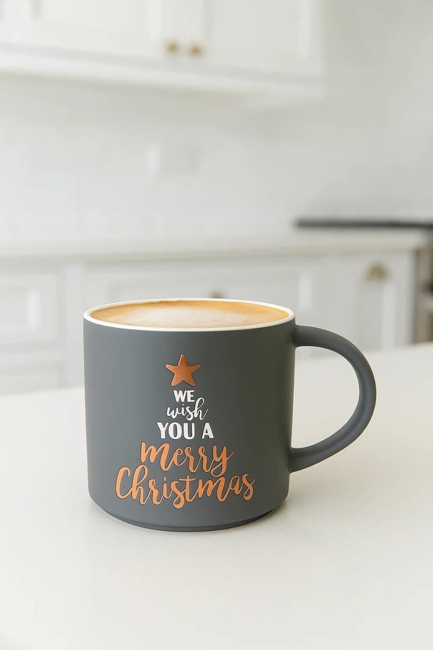 Christmas porcelain mug