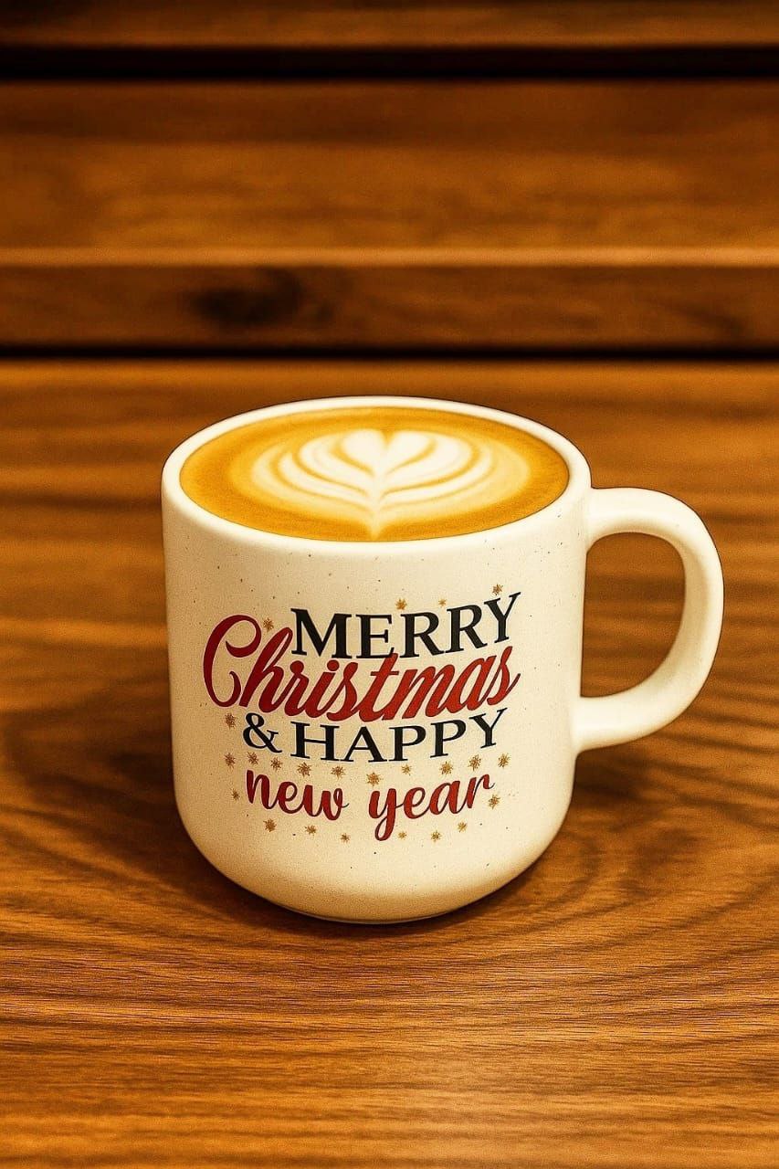 Christmas porcelain mug