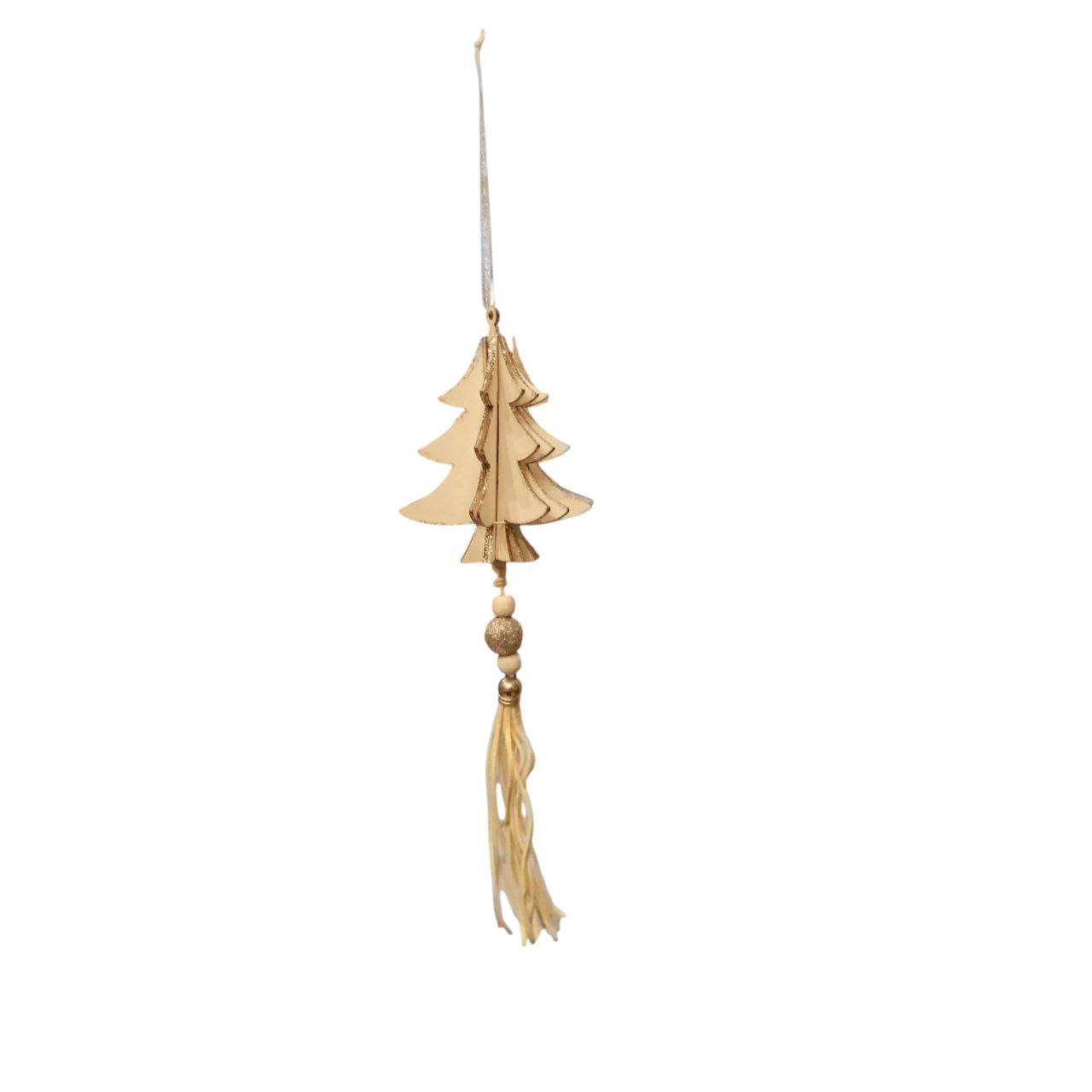 white wooden Christmas hangings