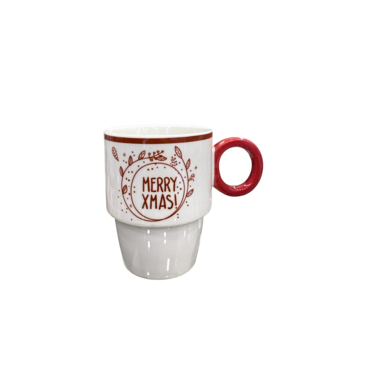 Double-walled Christmas mug