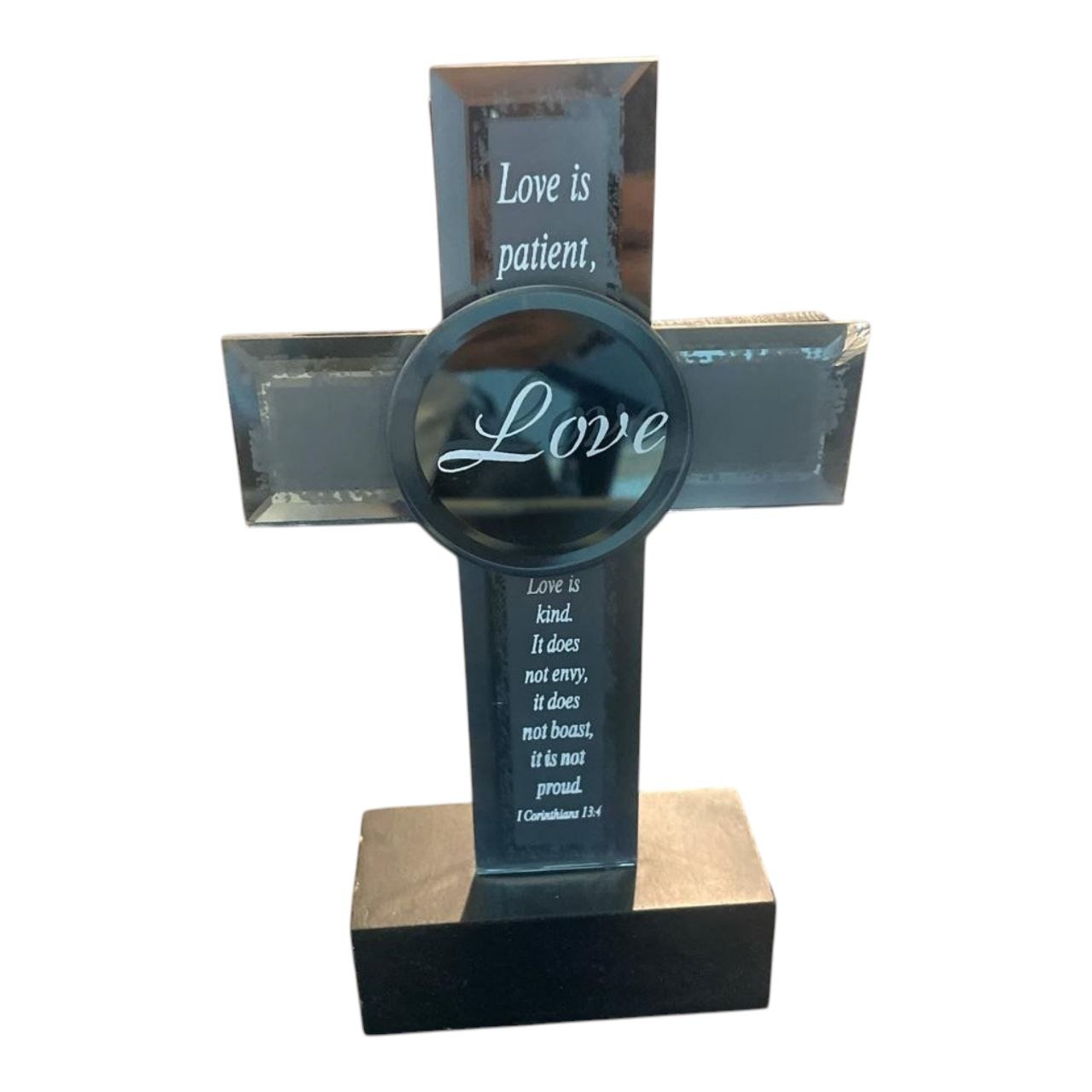 colored glass cross