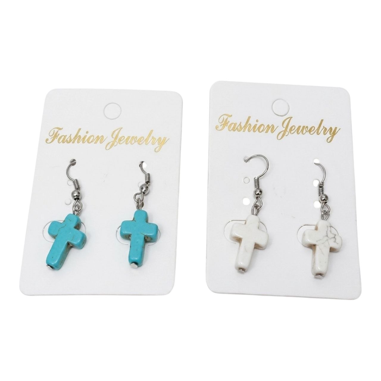 Cross earring