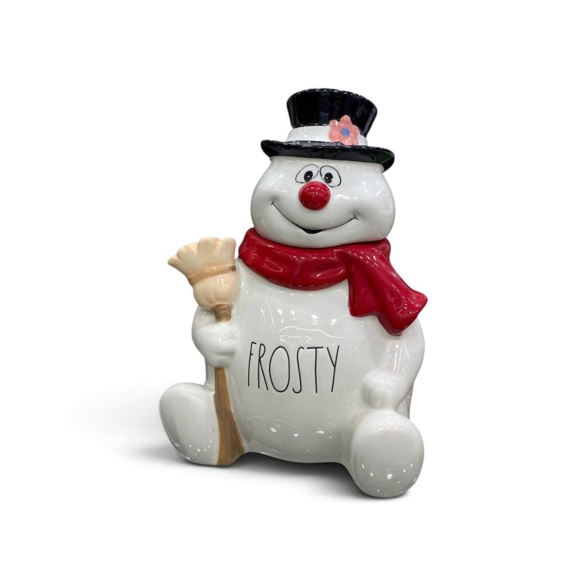Large snowman statue