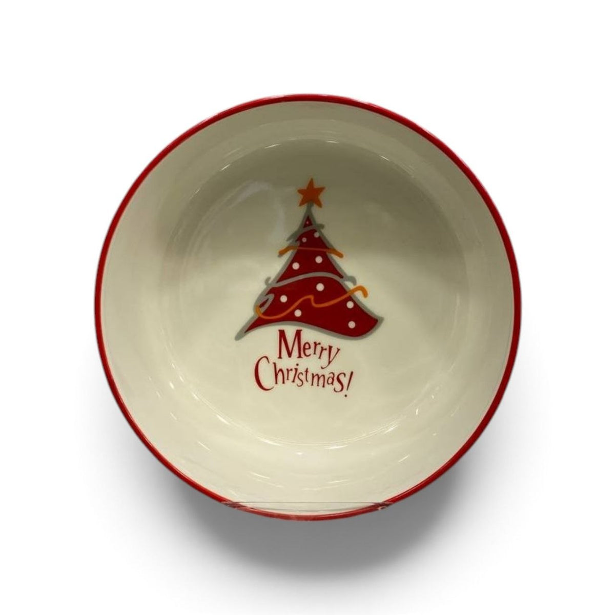 Deep "Merry Christmas" dish