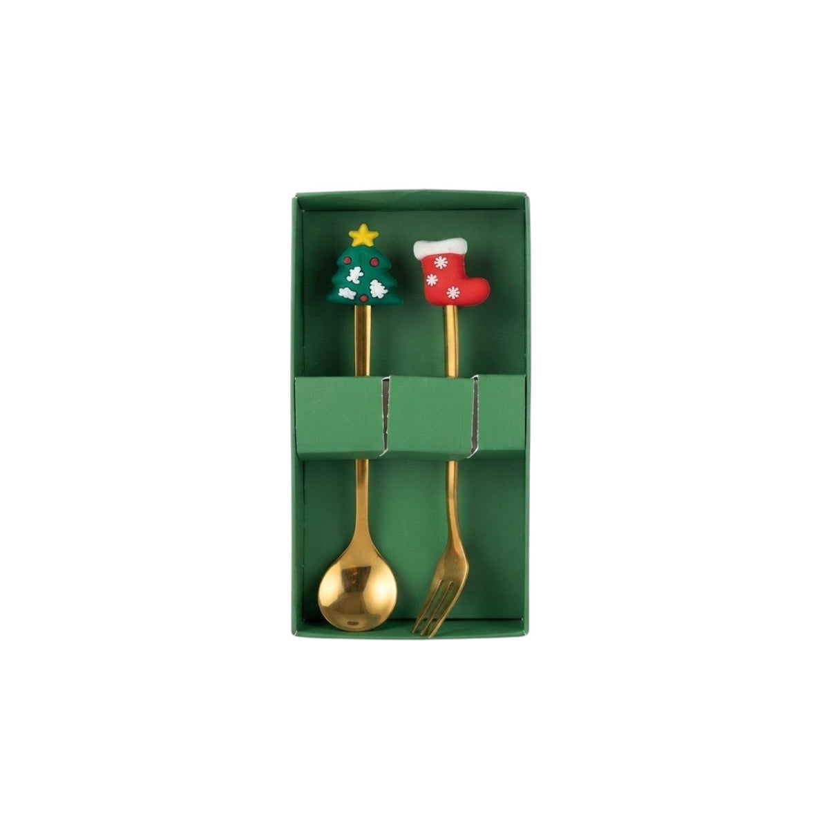Small Christmas spoon and fork