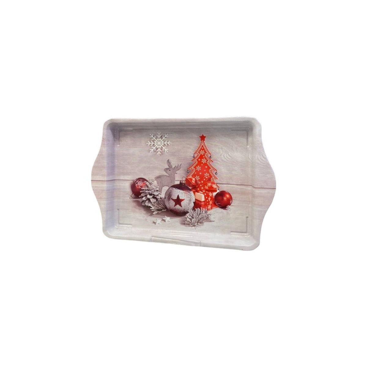 Rectangular metal tray 15x22