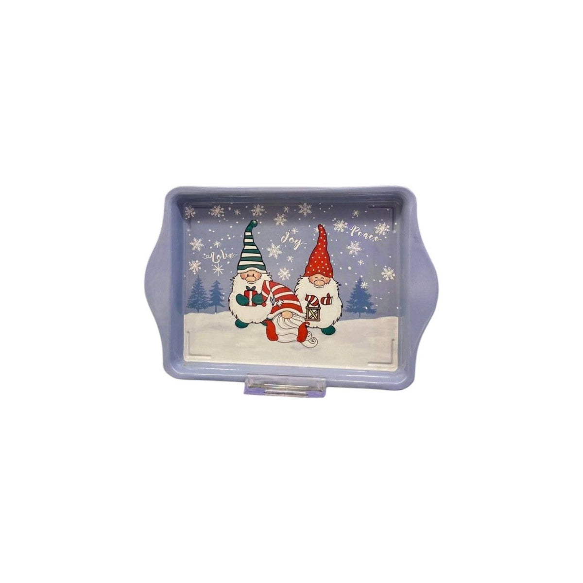 Rectangular metal tray 15x22