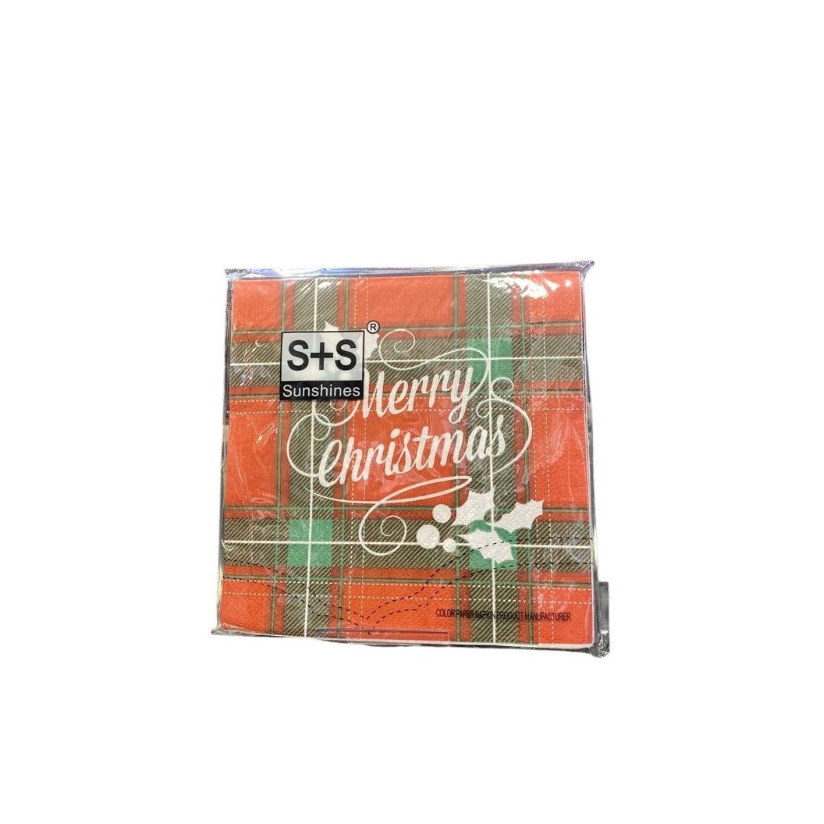 Pack of Christmas paper tissues (20 count)