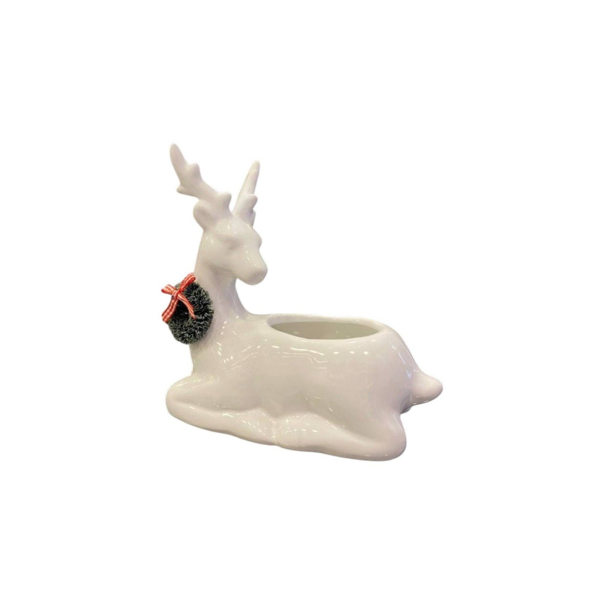 Hollow ceramic gazelle