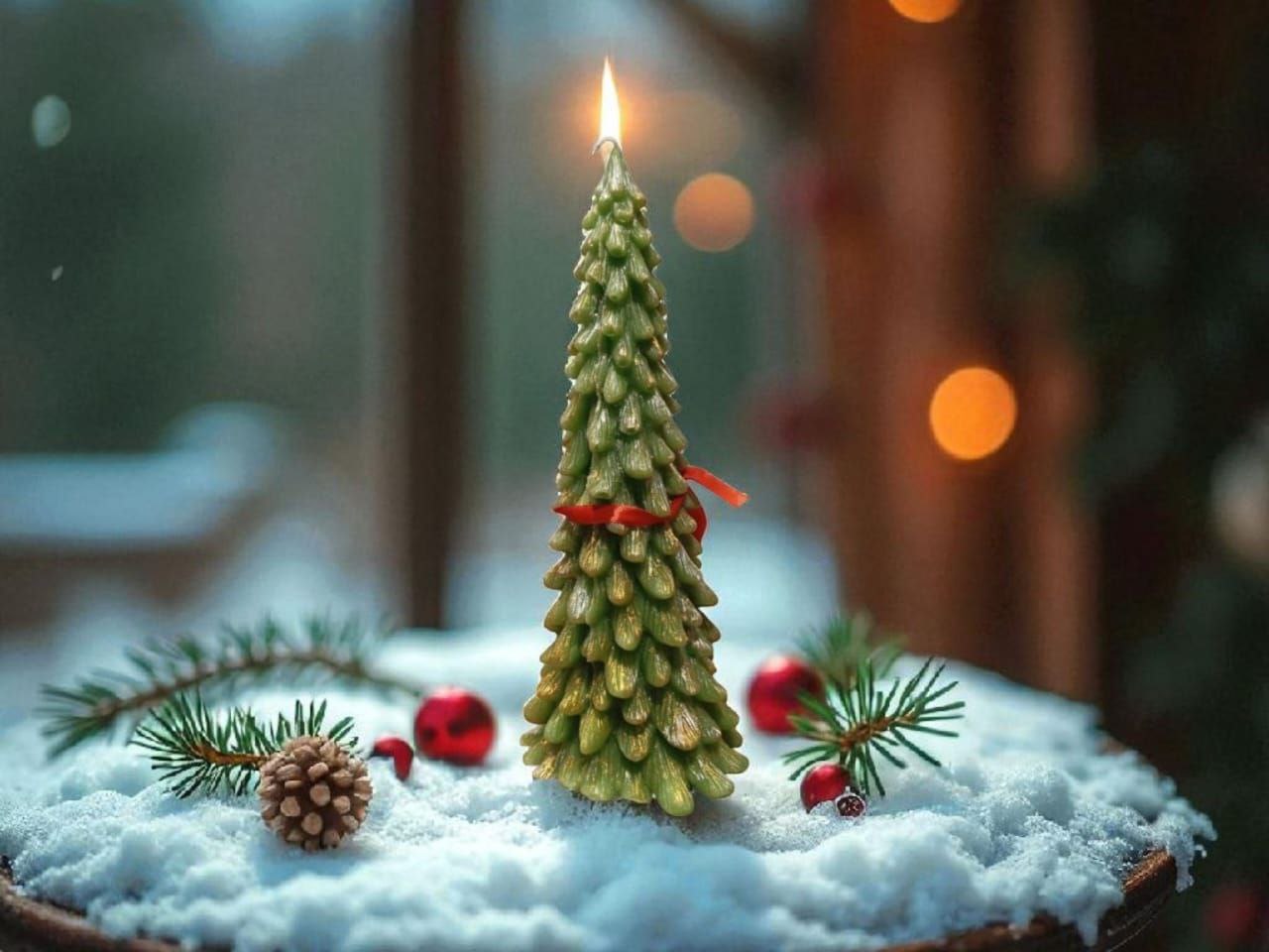 Tree candle