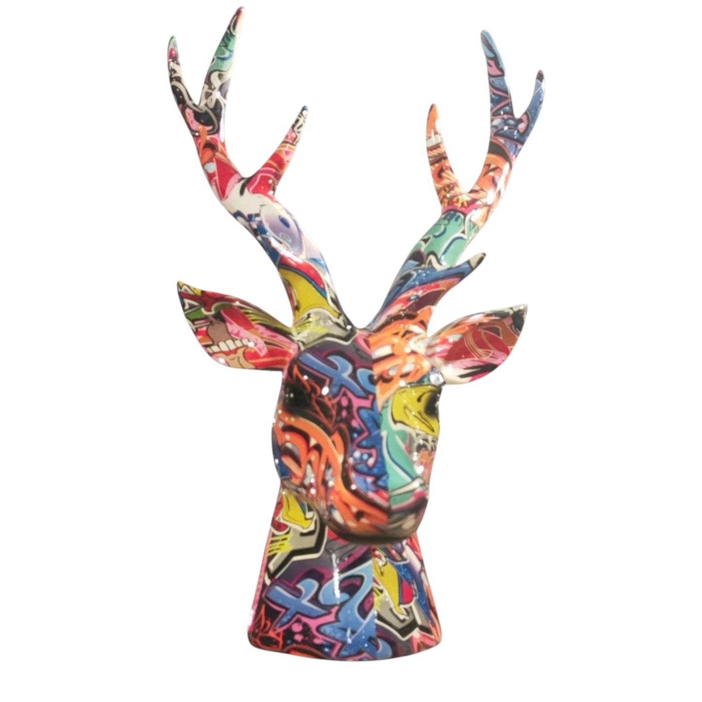 Colorful gazelle head