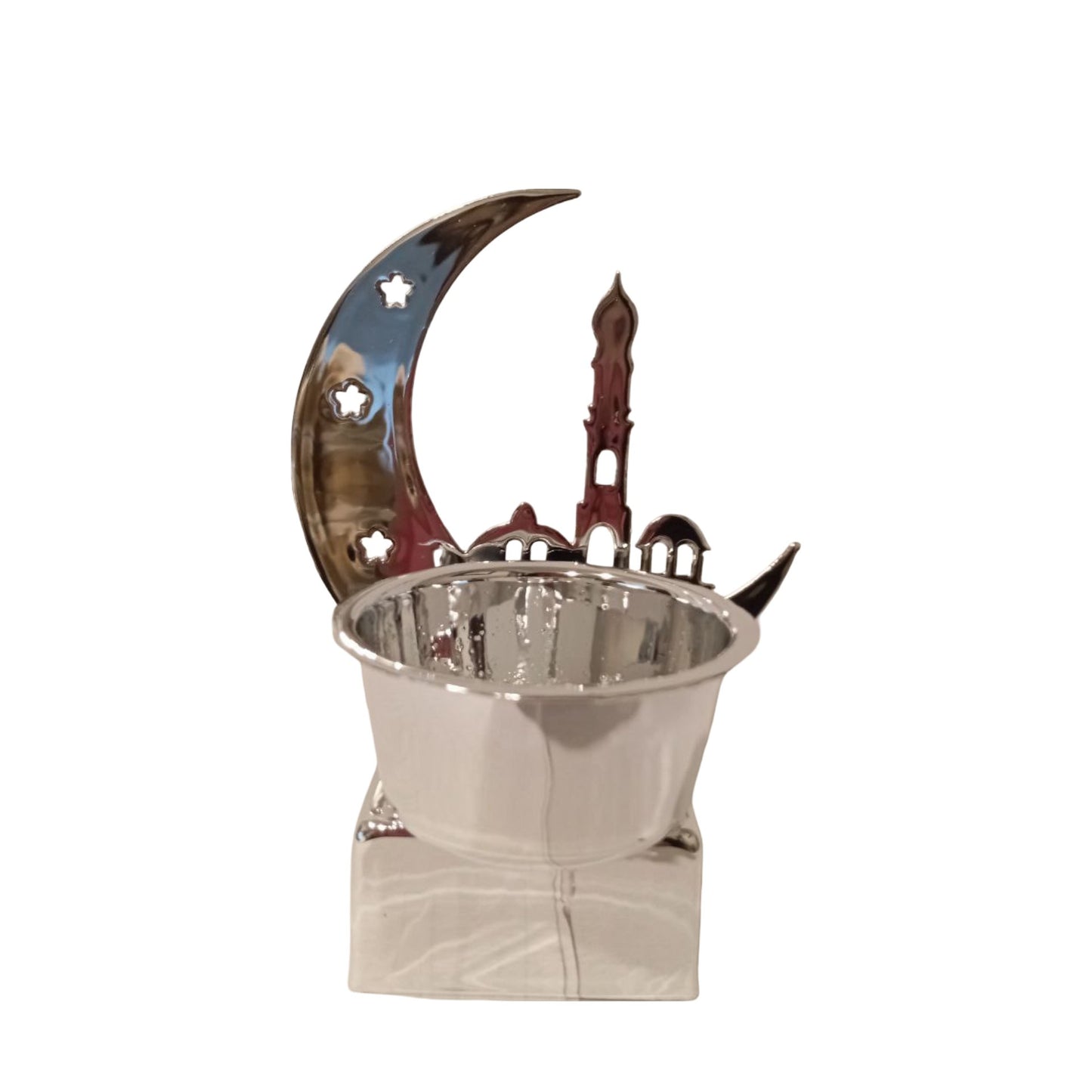 Crescent and Jame candle holder