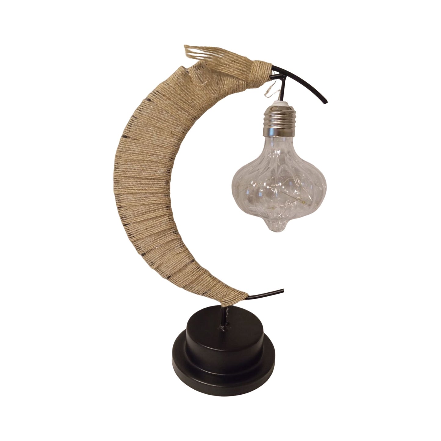 A black crescent of light