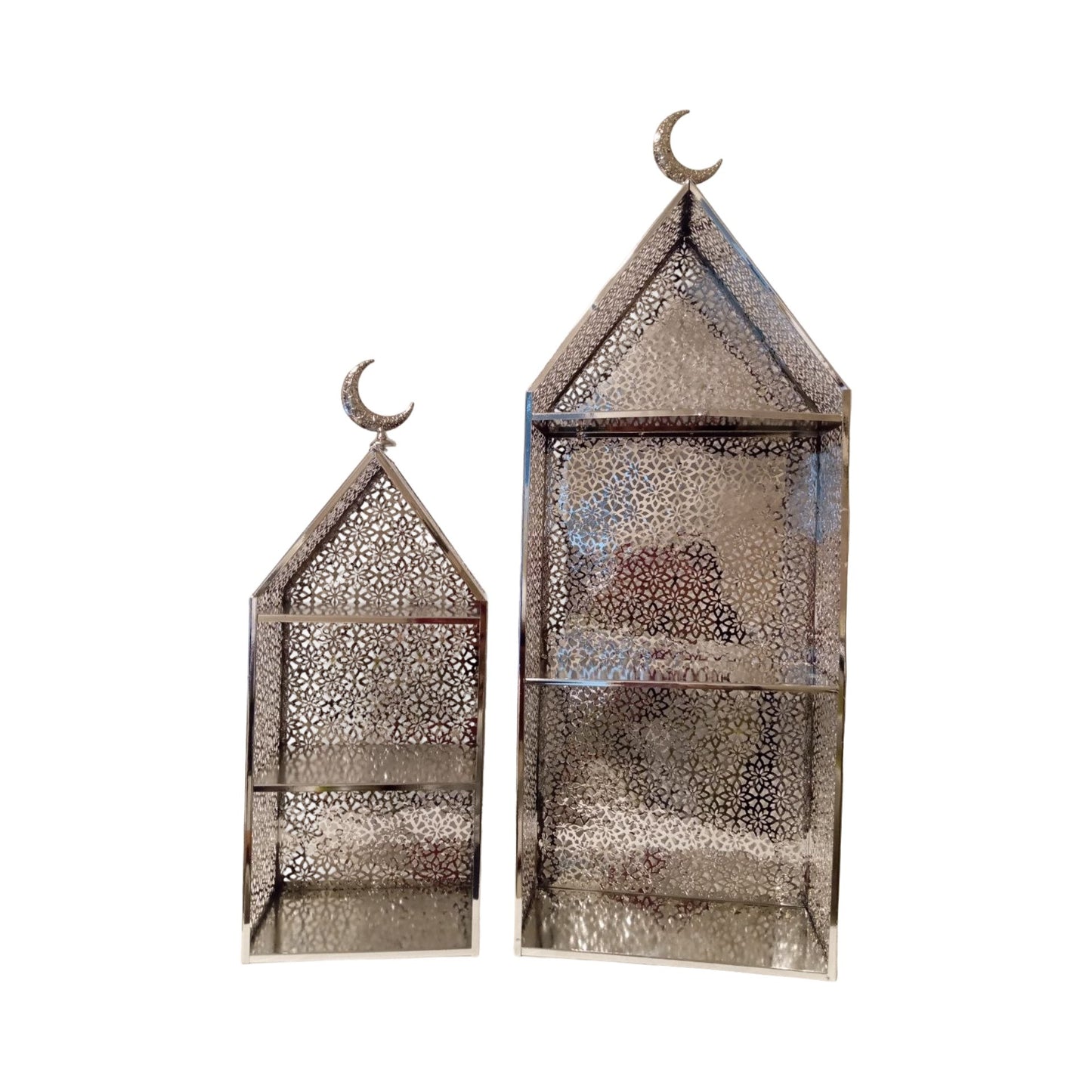 Stainless steel decorative column set