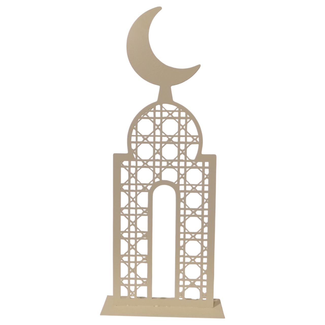 large metal crescent