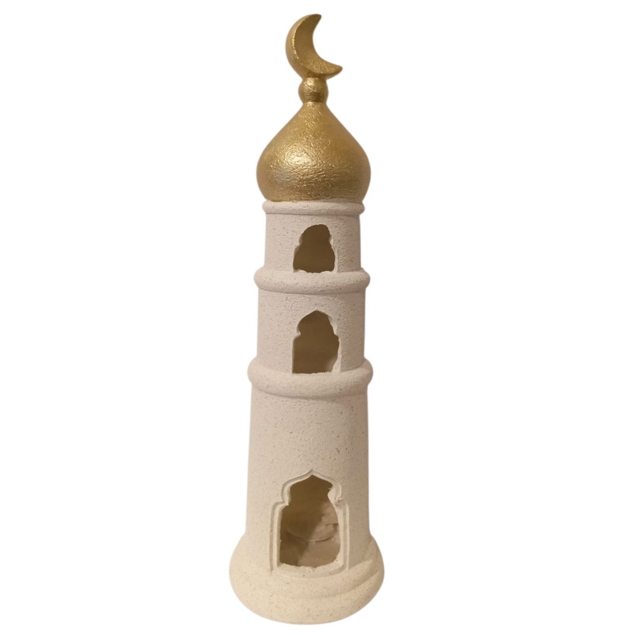 Polyresin decorative minaret