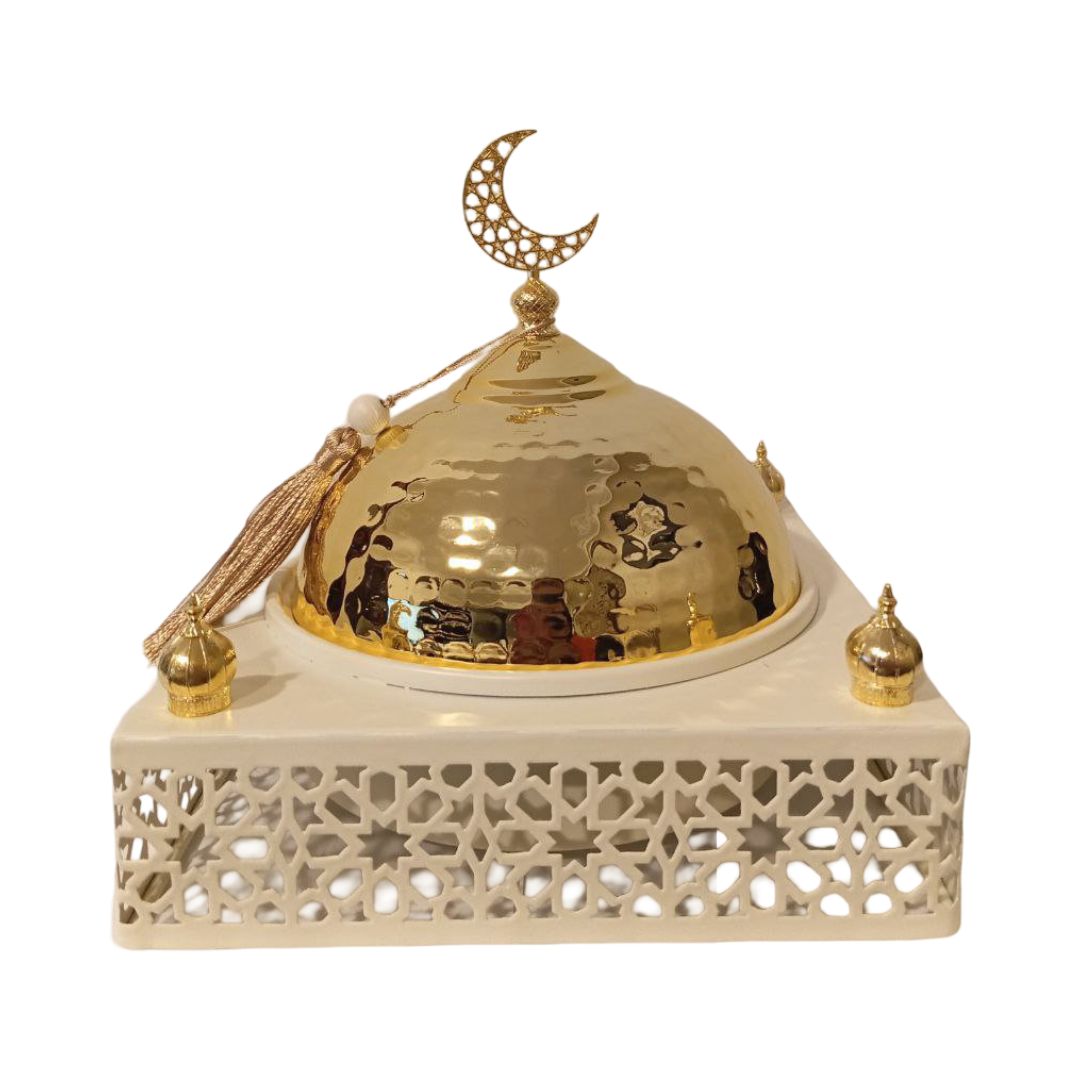 Dates in the shape of a mosque