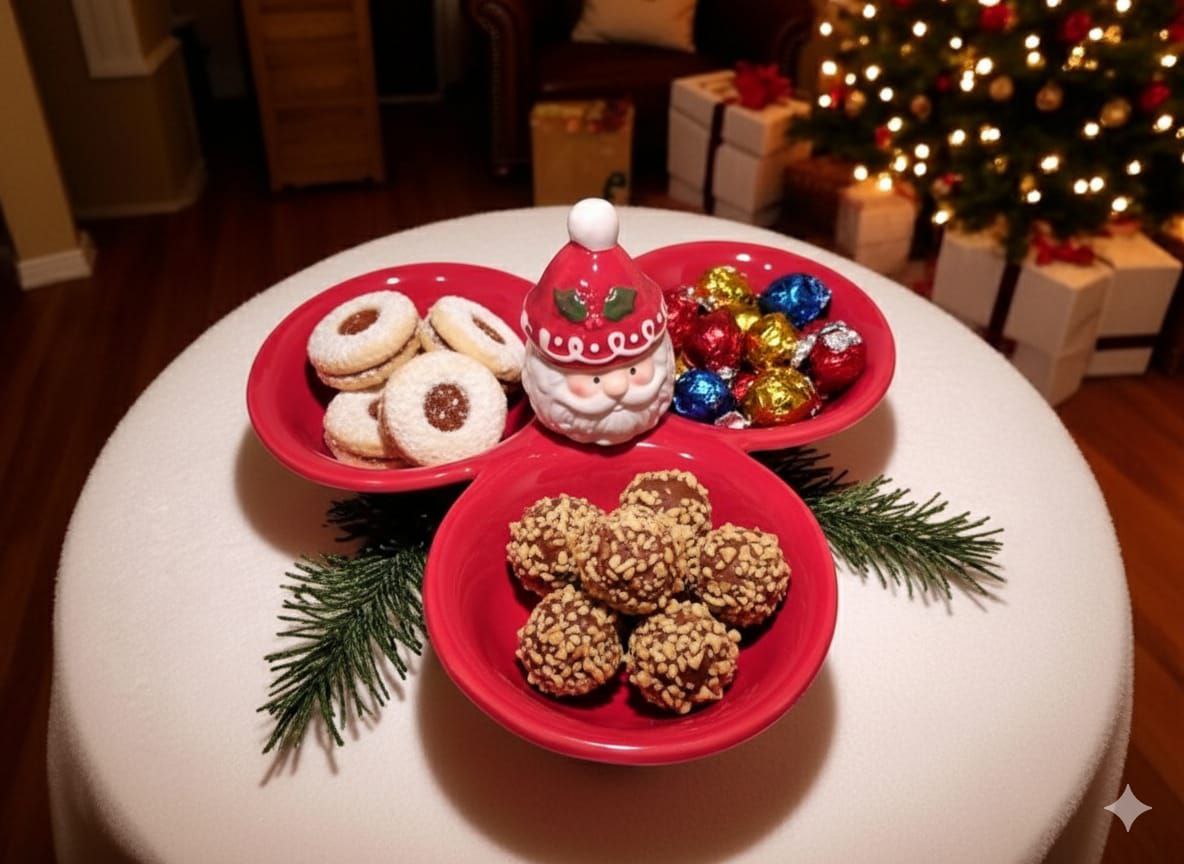 Santa Snacks plate