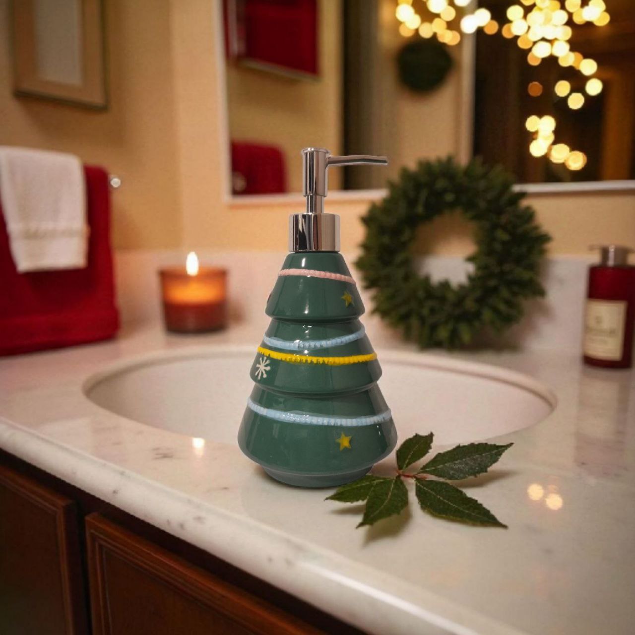 Ceramic soap tree