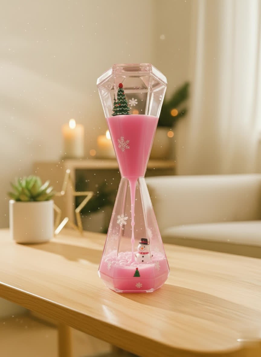 Christmas cone water clock