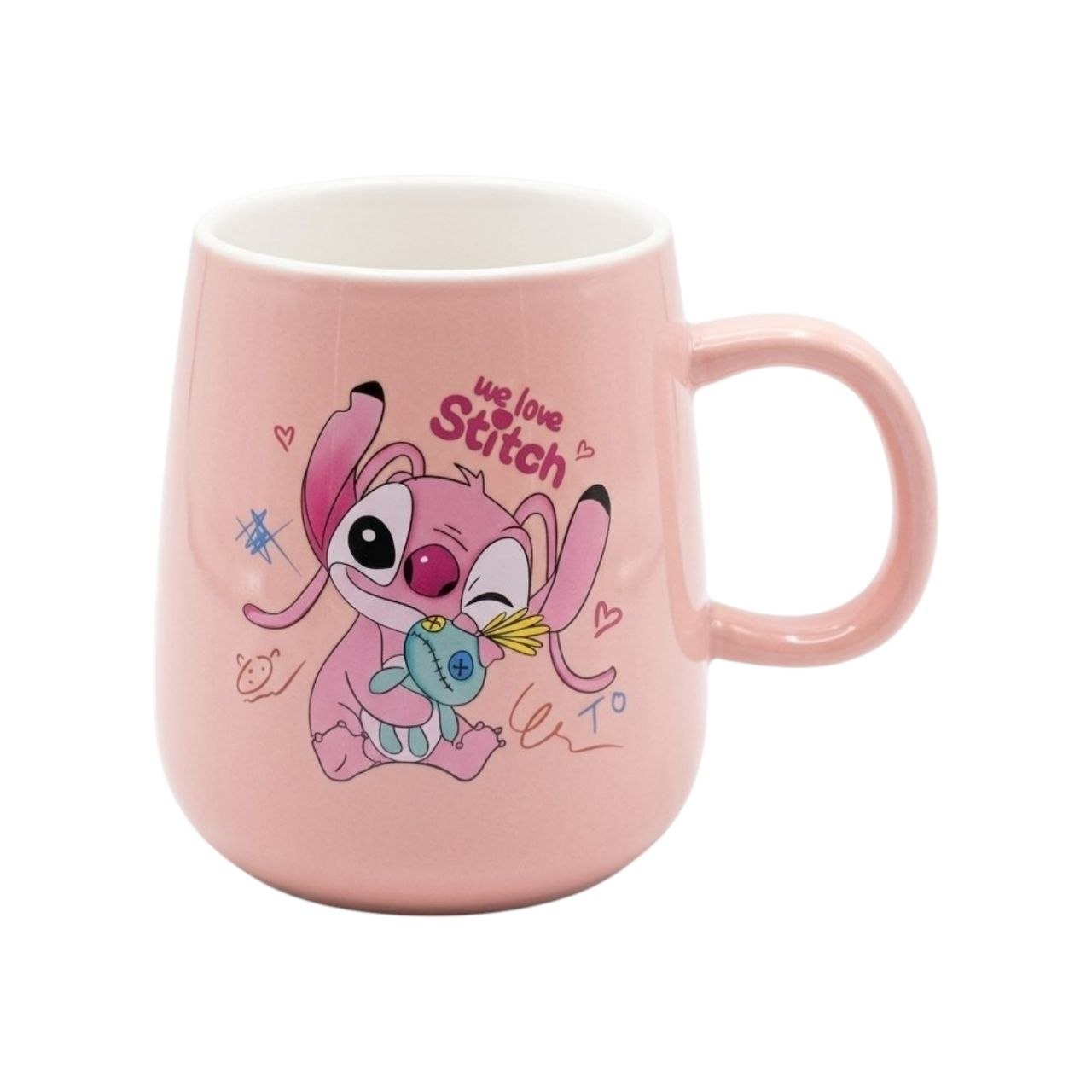 Pink Stitch mug
