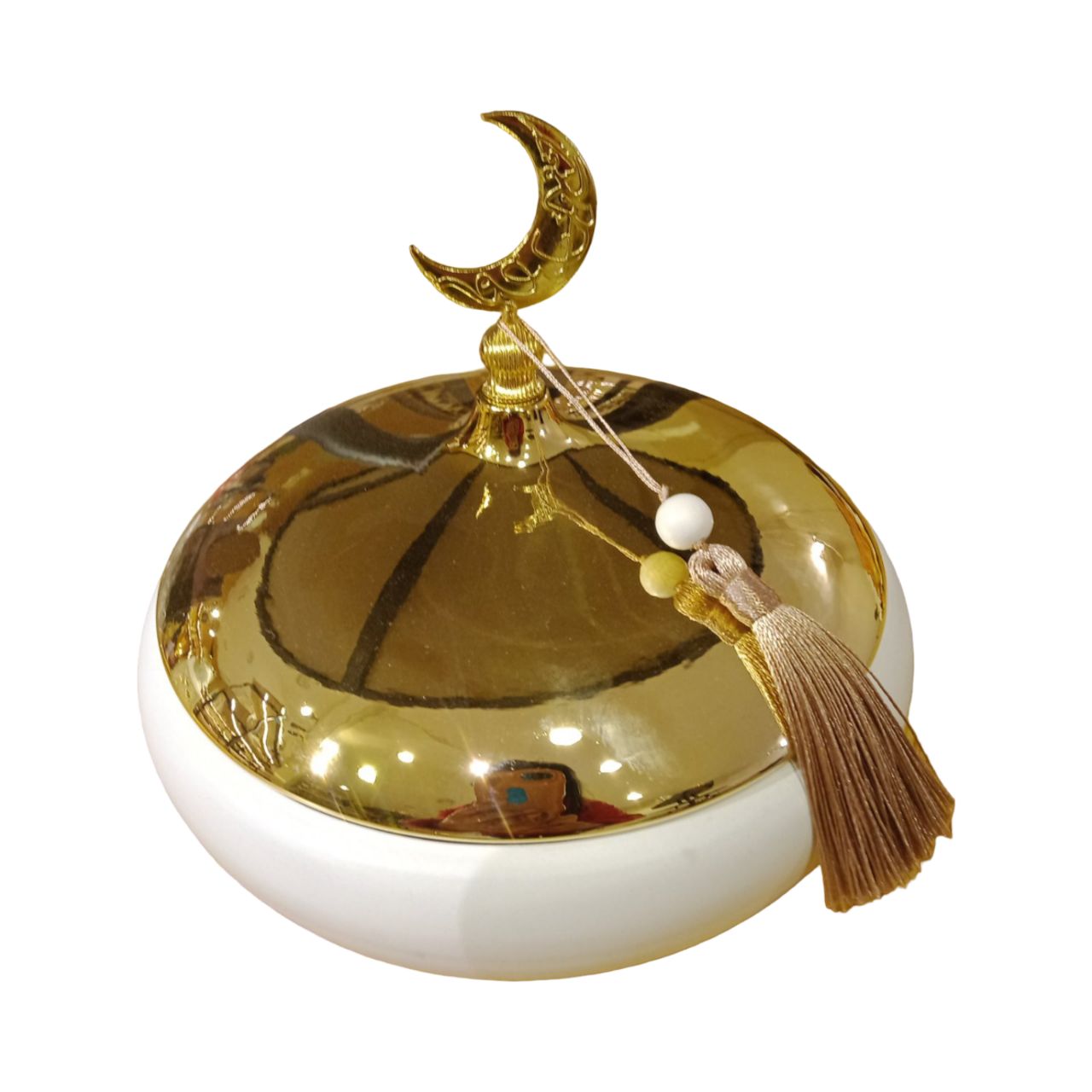 Ramadan gold bonbonniere in beige medium
