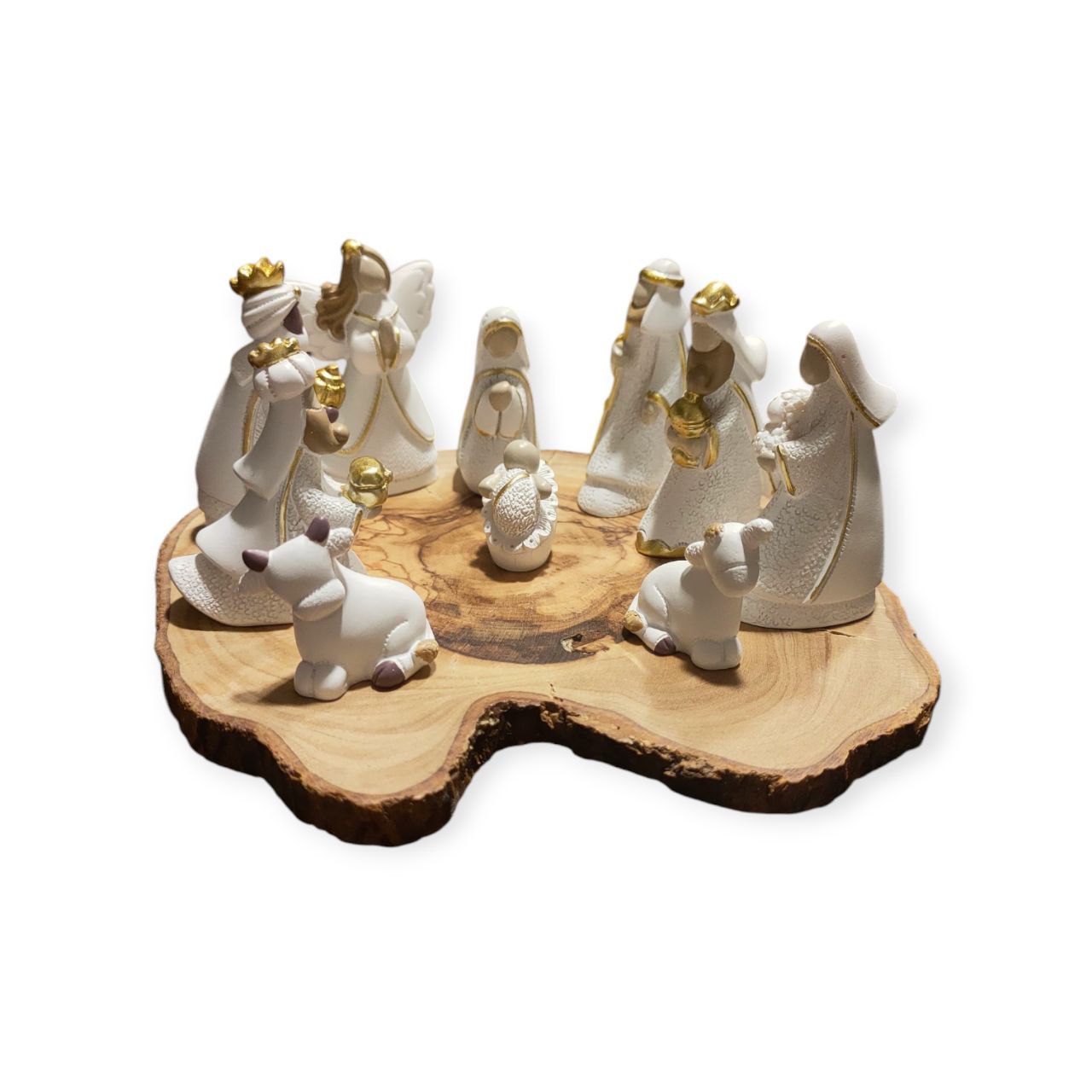 Small Nativity On a wooden base