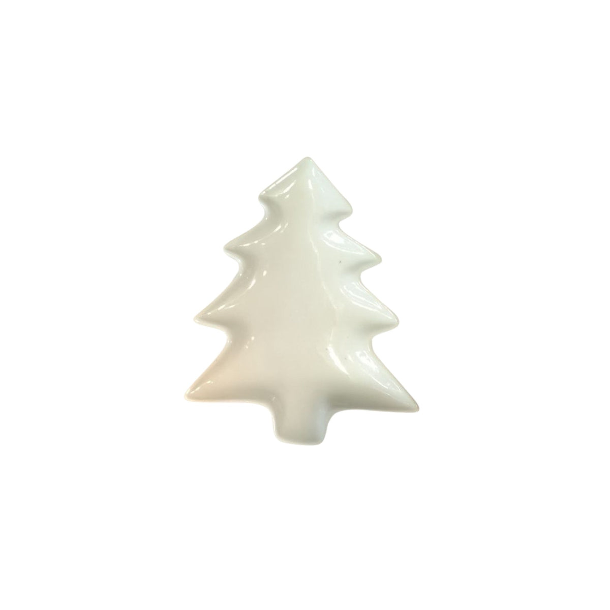 White tree-shaped dish