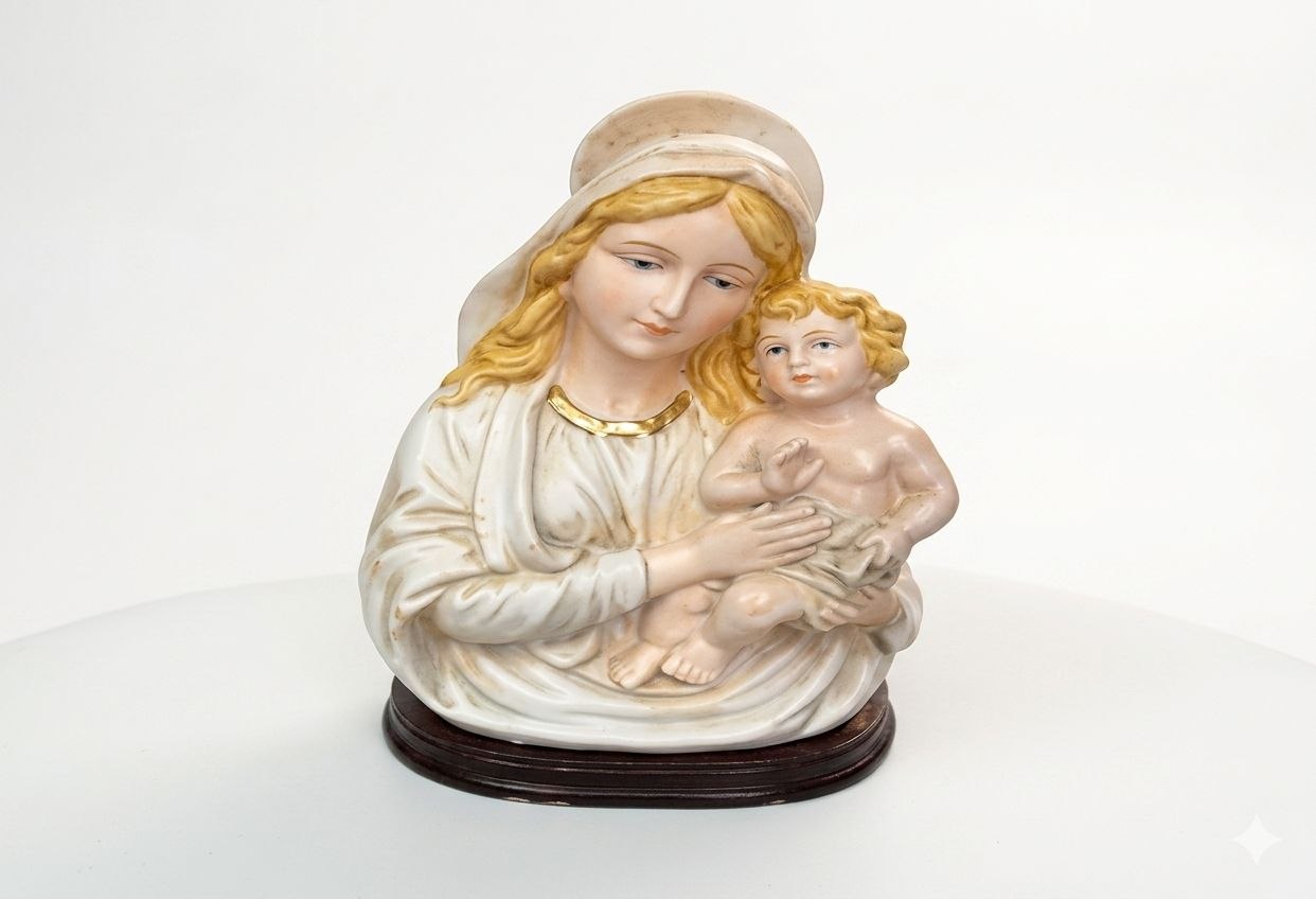 The Virgin carries Christ