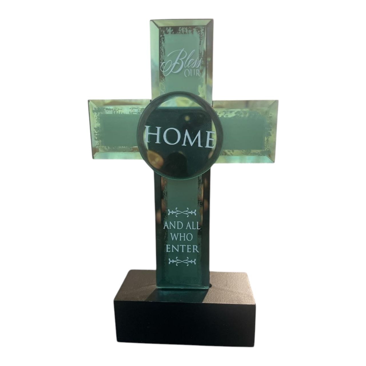 colored glass cross
