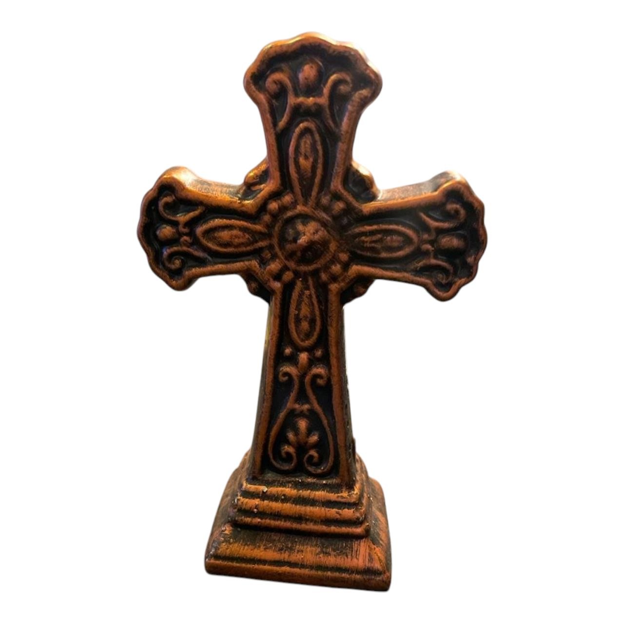 colorful pottery cross