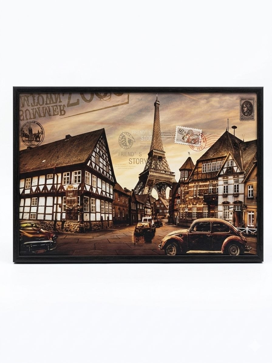 Decorative foam frame