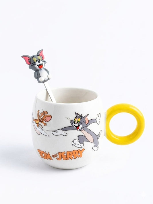 Tom and Jerry cup with spoon