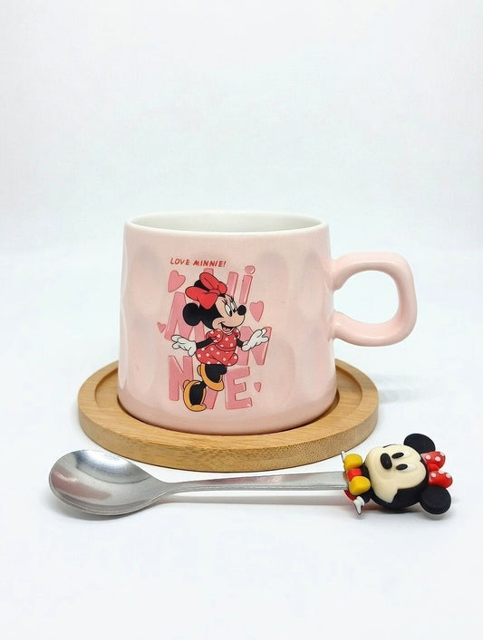 Mimi cup with wooden coaster and spoon
