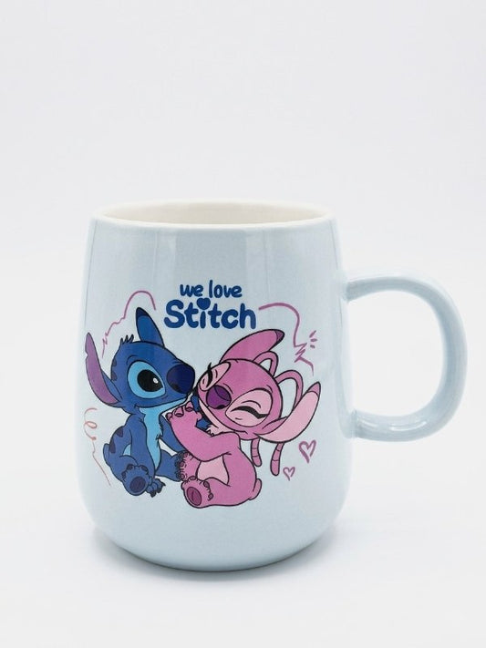 Blue Stitch and Angel Mug