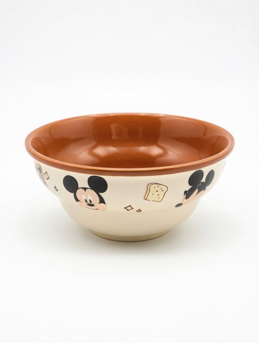 Brown Mickey Mouse bowl