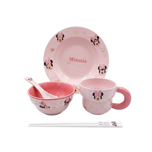 Set Of 5pcs Pink Minnie Mouse