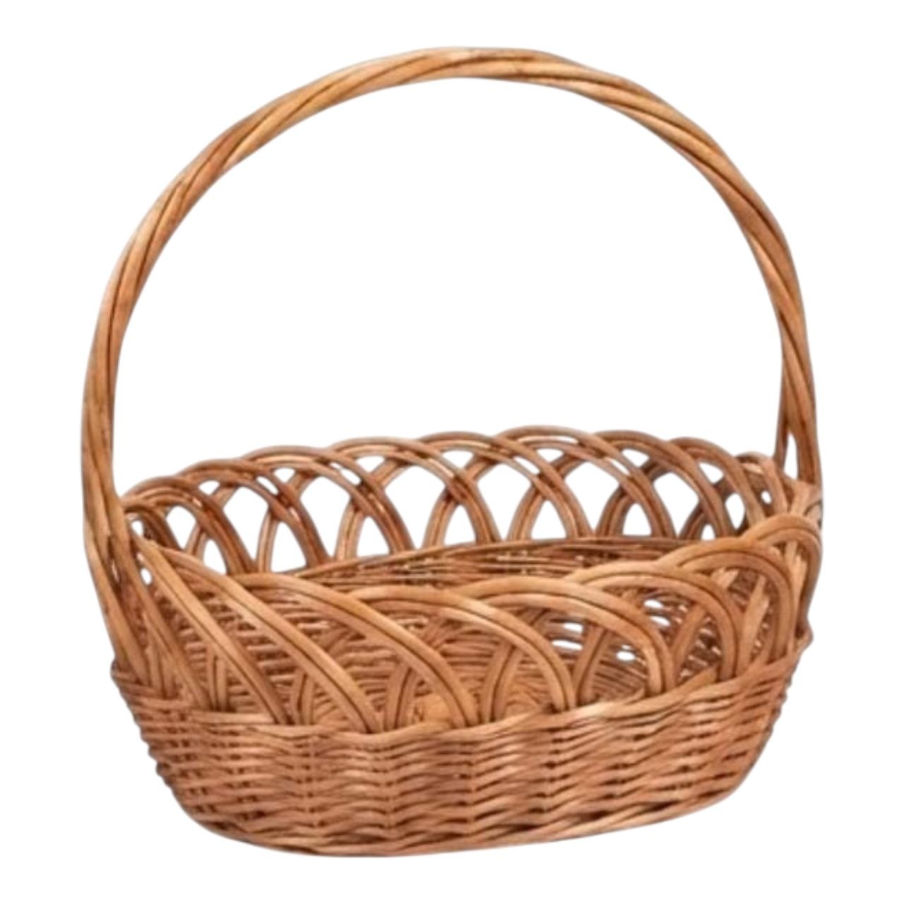 Woven palm-leaf carrier